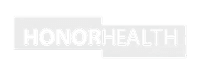 HonorHealth logo displaying the word "HONORHEALTH" in white outline text on two overlapping light gray rectangles.