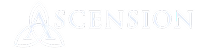 Logo for Ascension, featuring a stylized capital A forming a Celtic knot design, followed by the word "ASCENSION" in a serif font.